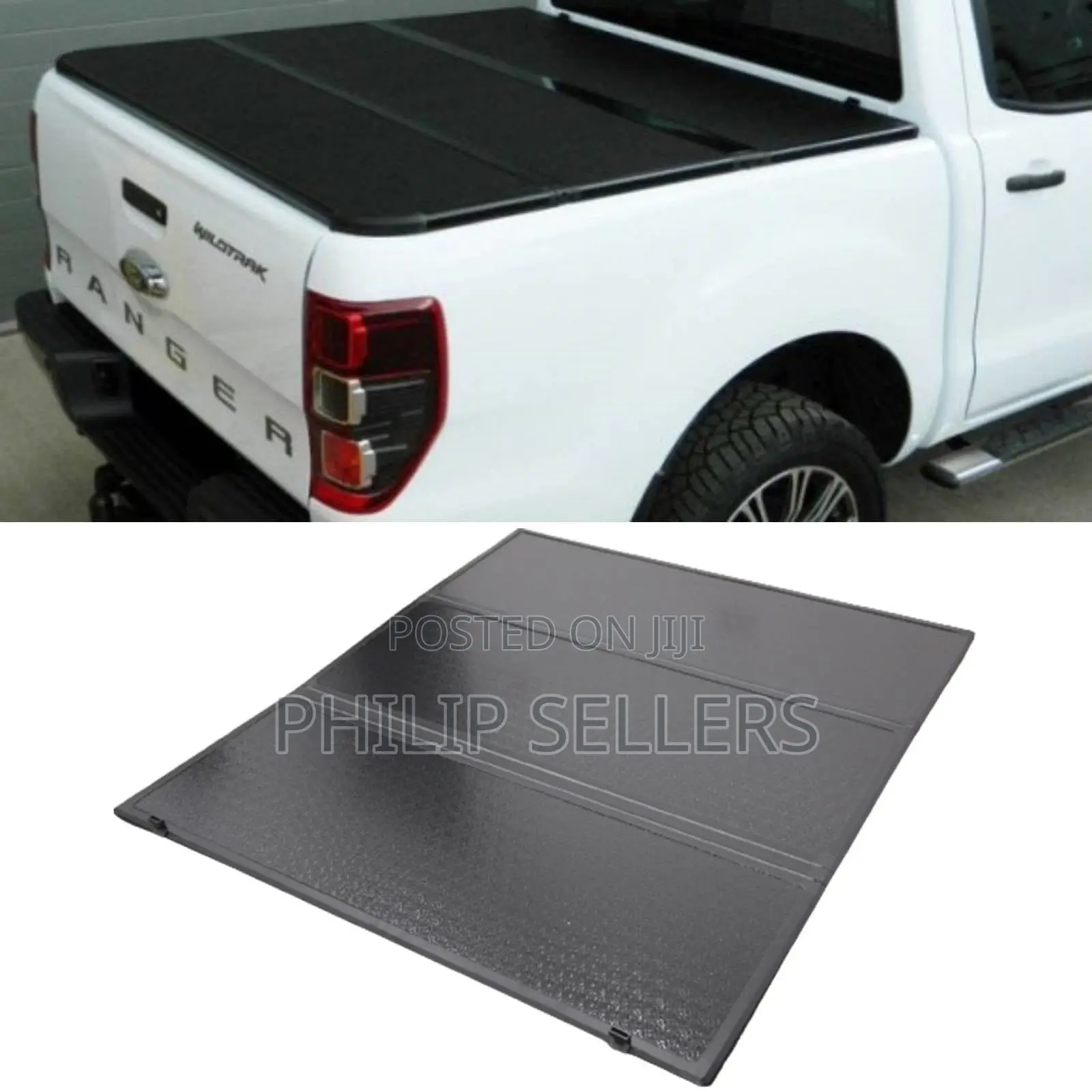 Ford Ranger Wildtrak Double Cab 2012-2019 Hard Tri Fold Tonn