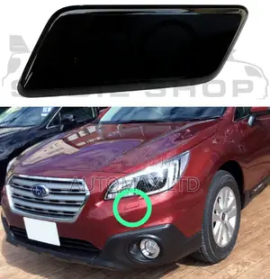 Subaru Outback, Bs9, Front Bumper Washer Cap Covers (Black),