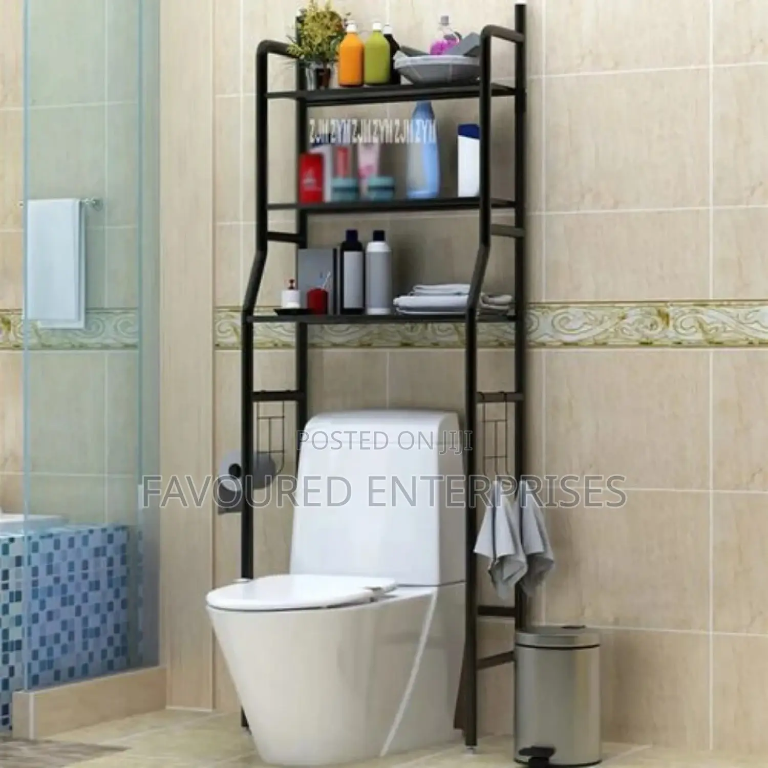 TC Over the Toilet Rack Organizer Toilet Stand