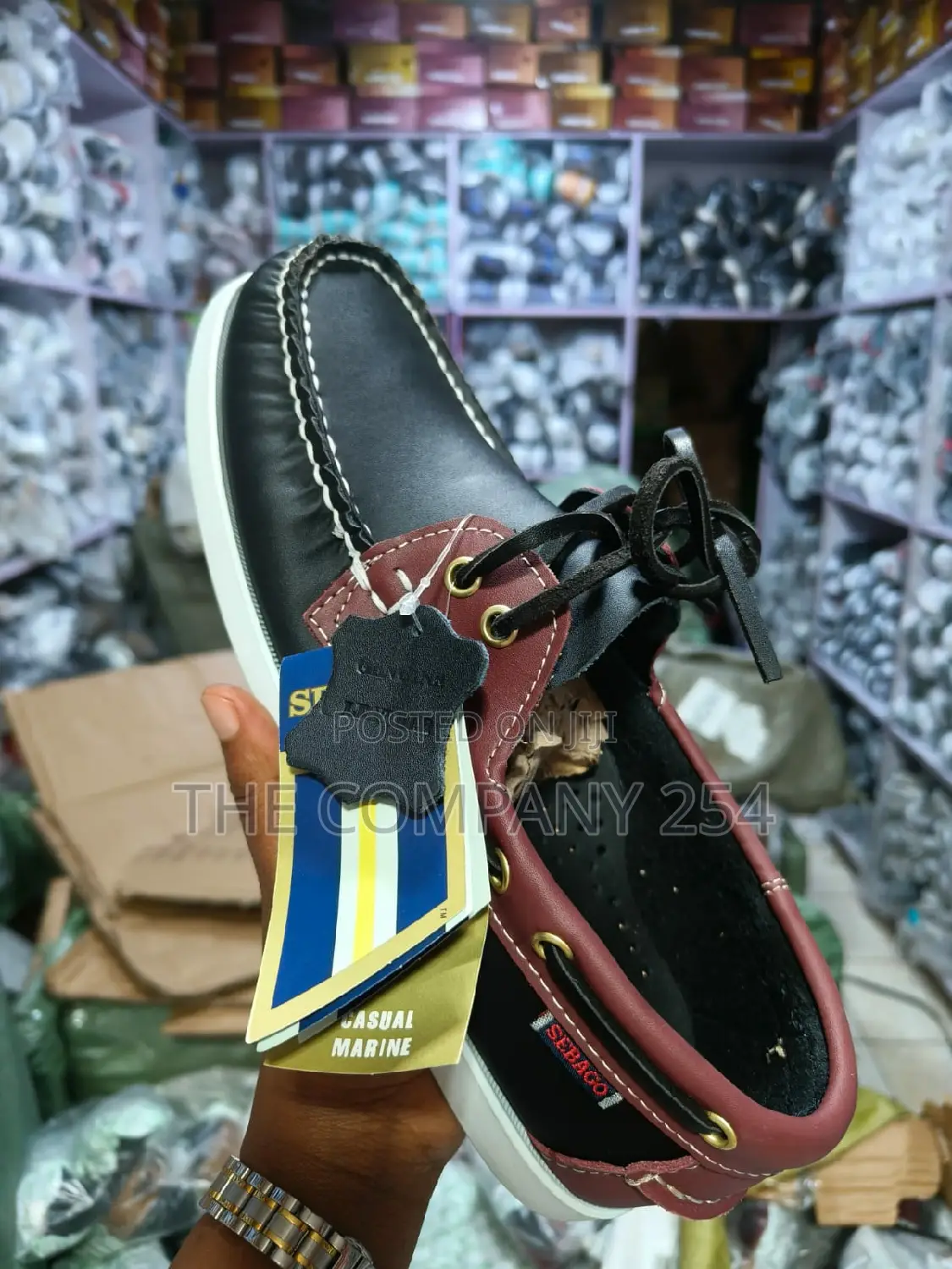 Sebago Platinum Boat Shoe Leather Loafer Shoe 40_45 at 2500