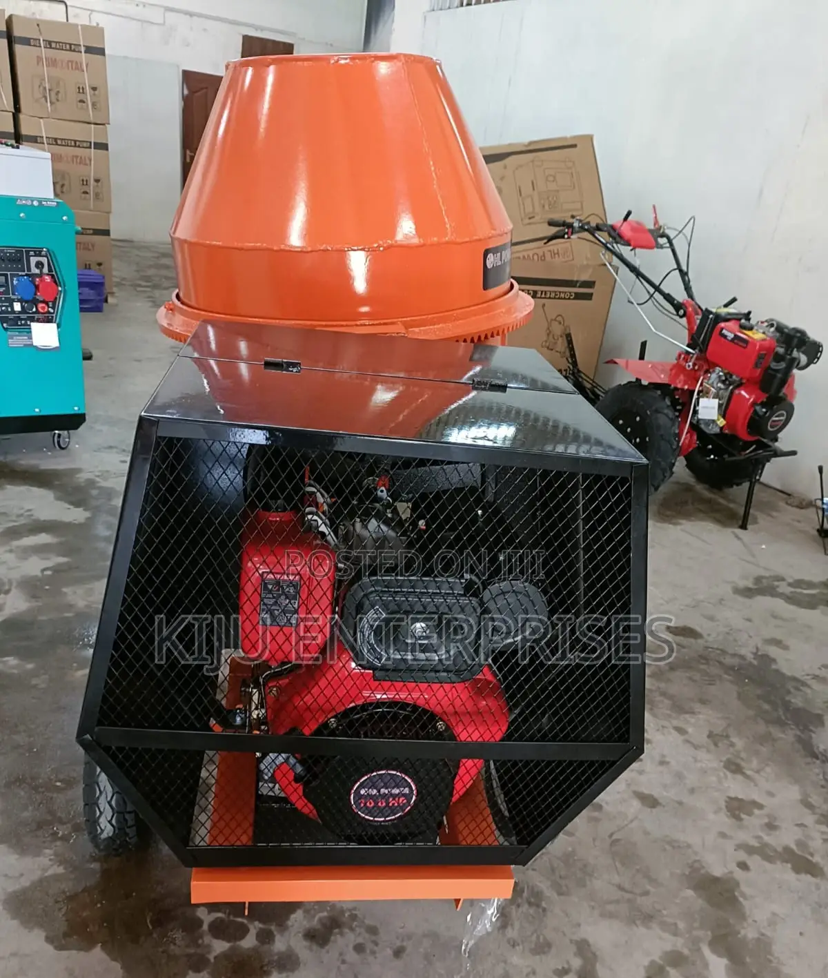 Concrete Mixer With Diesel Engine