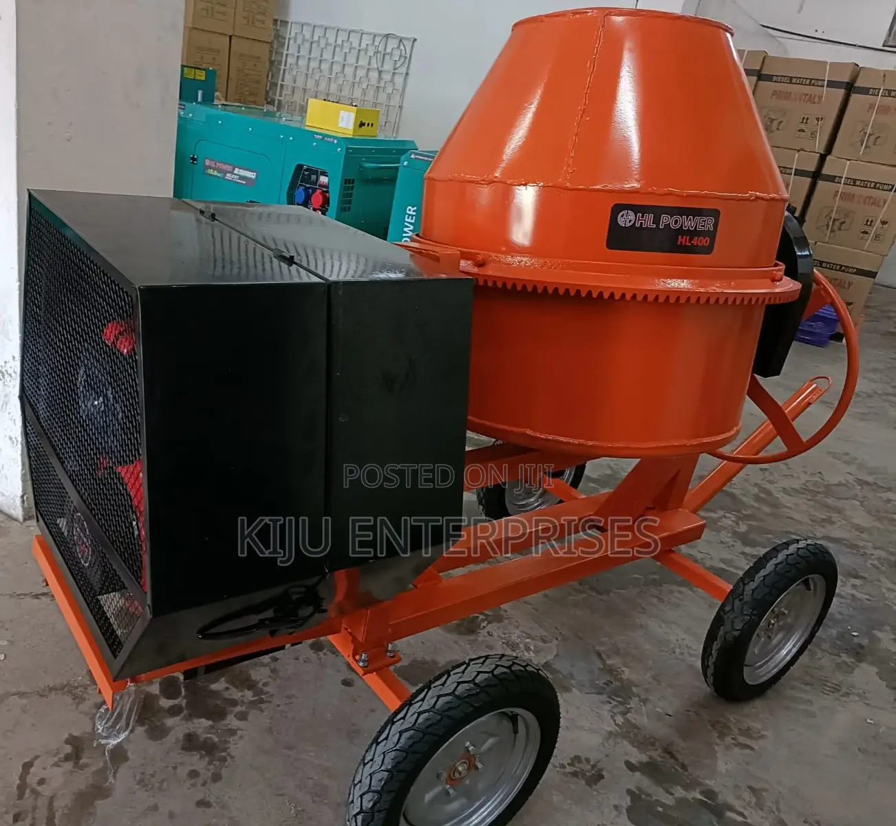 Concrete Mixer With Diesel Engine