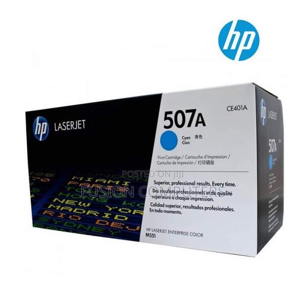 HP 507A Cyan (CE401A) Original Laserjet Toner Cartridge