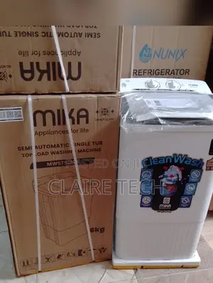 Mika Semiautomatic 6 Kg Single Tub Washing Machine MWSTS2106