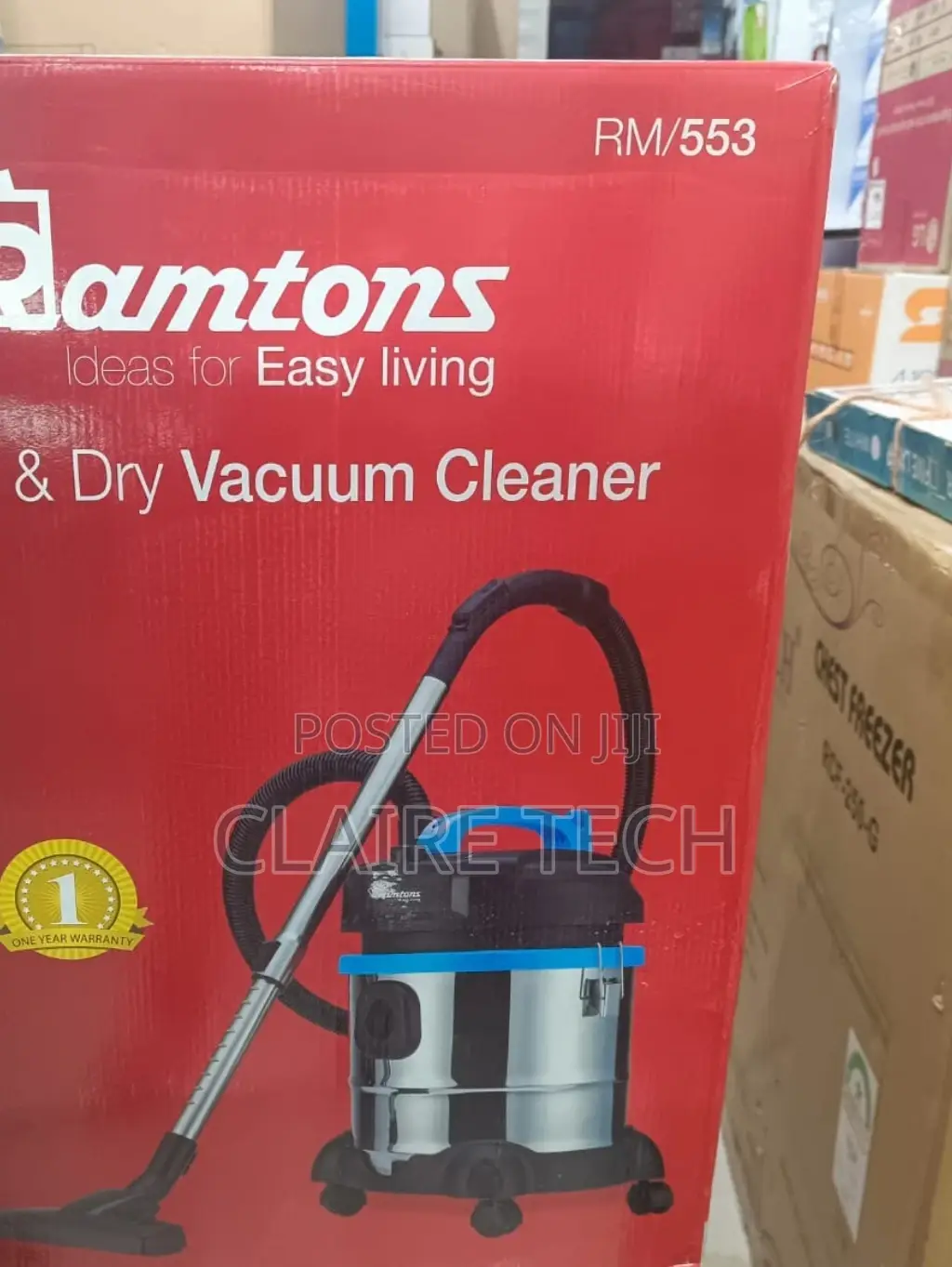 Wet and Dry Vacuum Cleaner Ramtons 21 Kg