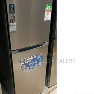 Mika 138 Litres Grey Double Door Electric Fridge