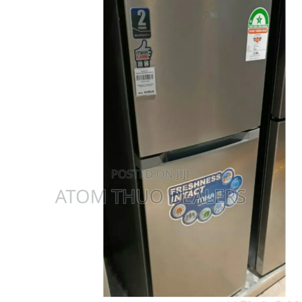 Grey Mika 118 Ltres Double Door Fridge