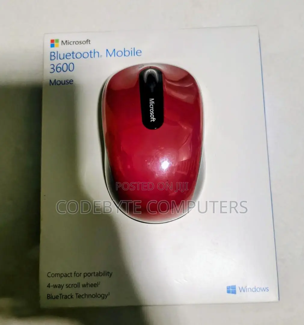 Microsoft Bluetooth 3600 Mouse - RED