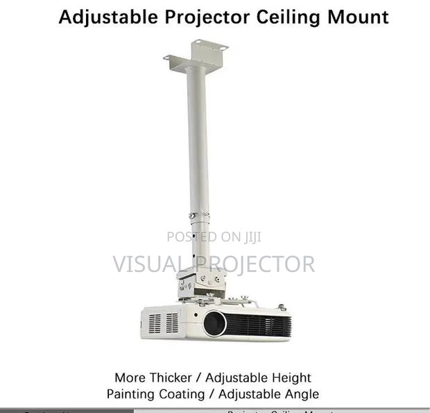 Universal Projector Ceiling Mount 1m Adjustable Aluminum - thumbnail 2