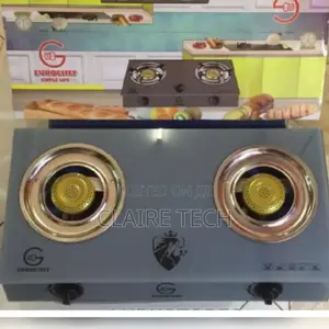 Eurochef 2 Burner Strong Glass Table Top Gas Cooker