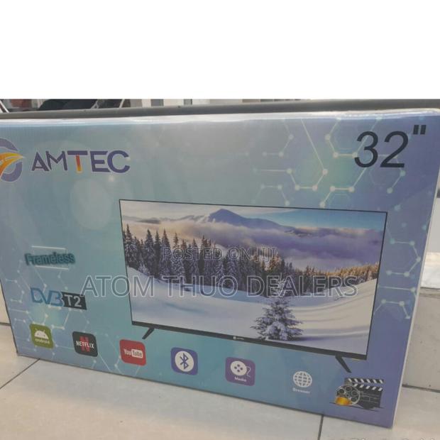 Amtec 32 Inches Frameless Smart Android Tv - thumbnail 2