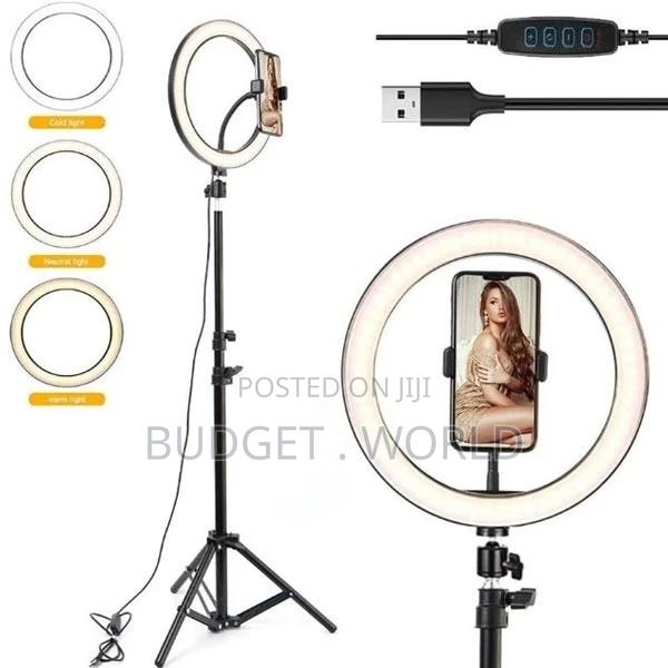 12 Inch LED Ring Light With 2.1 Meter Stand Tripod Remote^ - main view