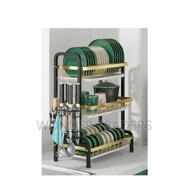 3layer Golden Black Dishrack