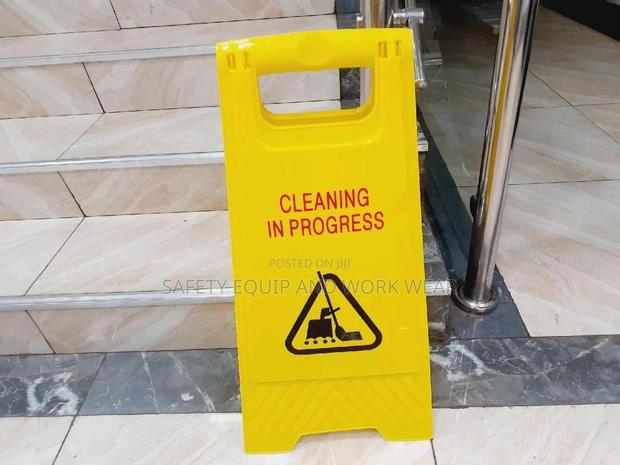 Cleaning In Progress Caution Sign Perfect Choice - main view
