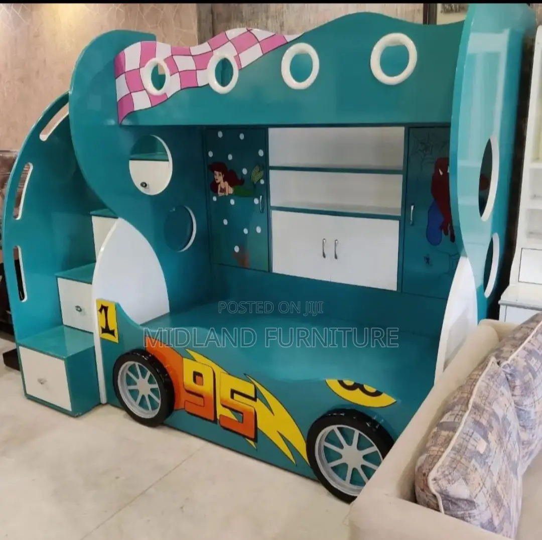 Car Themed Double Decker / Beds for Boys / Beds for Girls.