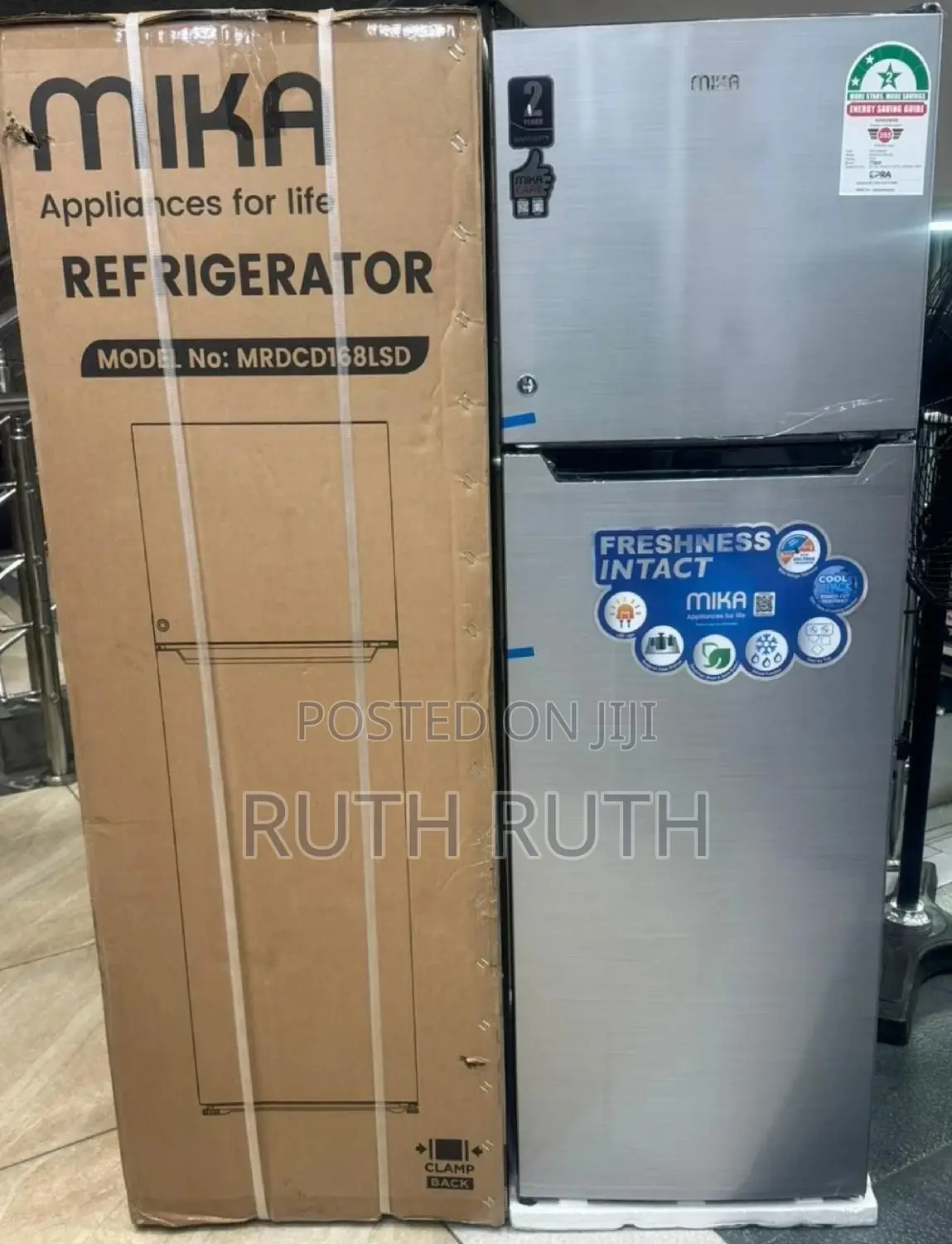 Mika 168litre Fridge
