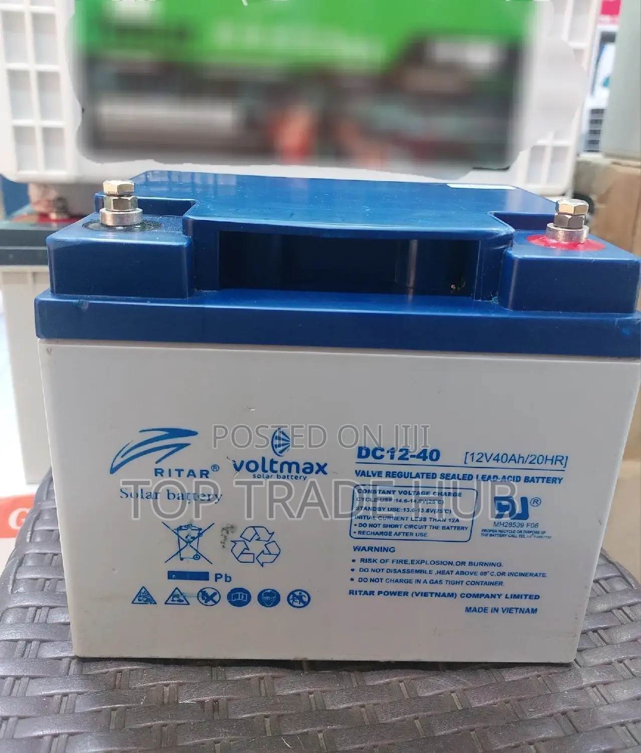 Ritah Gel Backup Solar Battery 40ah