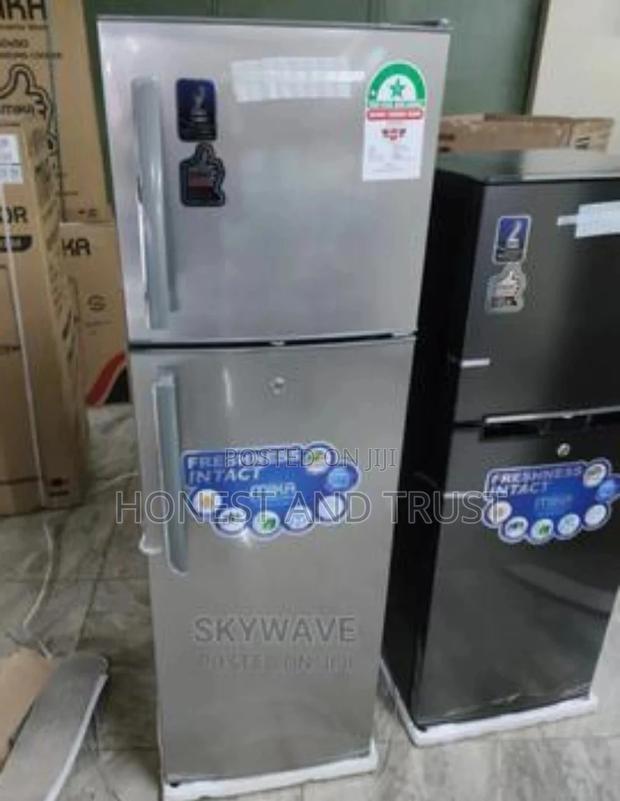 Mika Fridge, 168L, 2 Door Top Mount Freezer, Defrost (Direct