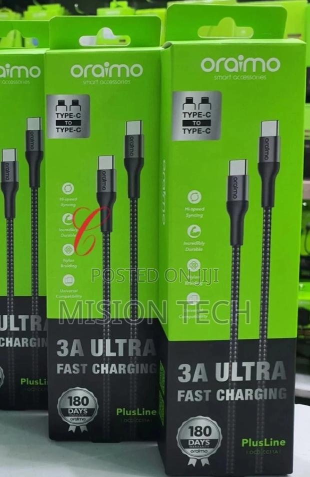 Oraimo 3A Ultra Fast Charging Cable - main view