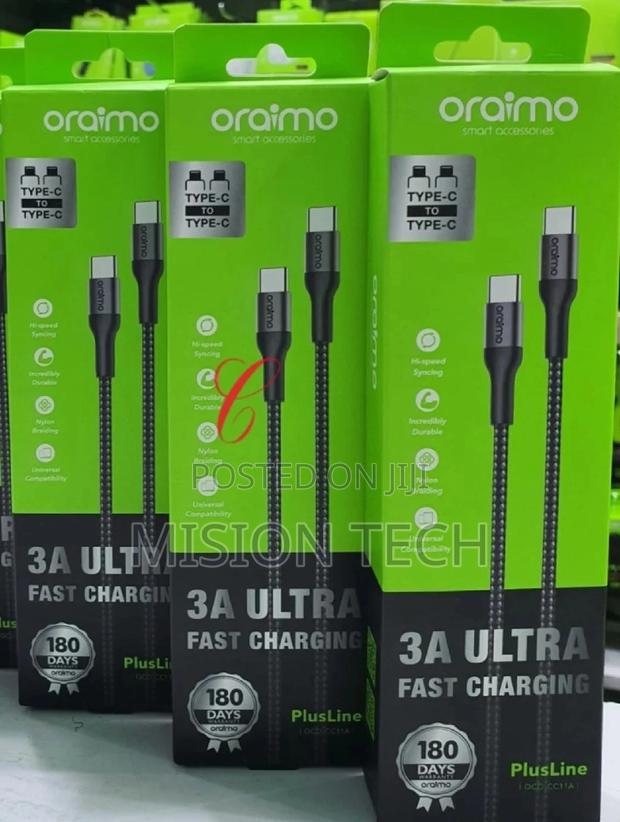 Oraimo 3A Ultra Fast Charging Cable - thumbnail 2