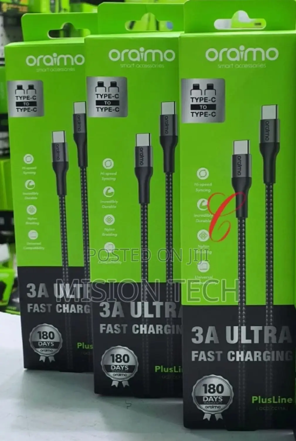 Oraimo 100w Ultra Fast Charging Cable