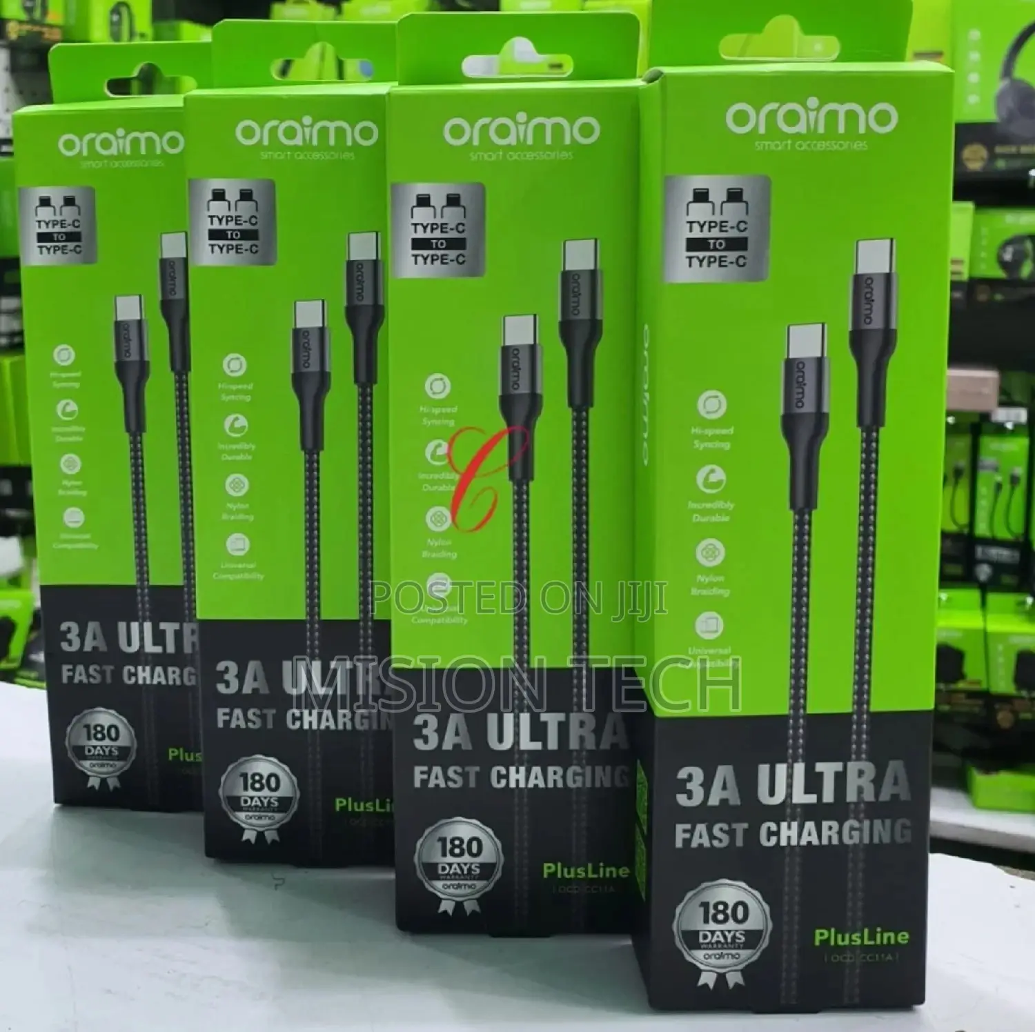 New Oraimo 100w Fast Charging Cable