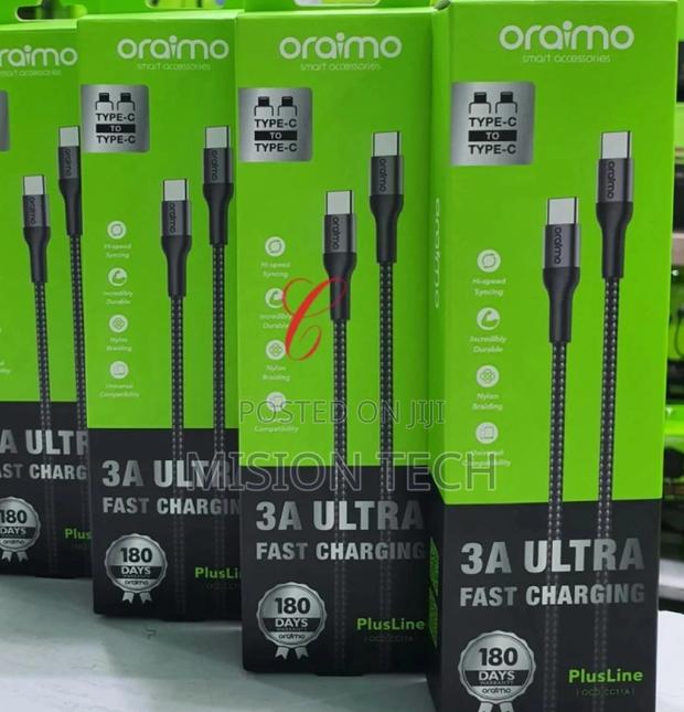 Oraimo Type C to C Ultra Braided Cable - main view