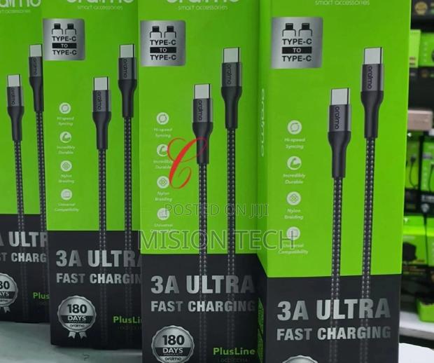 Oraimo Type C to C Ultra Braided Cable - thumbnail 3