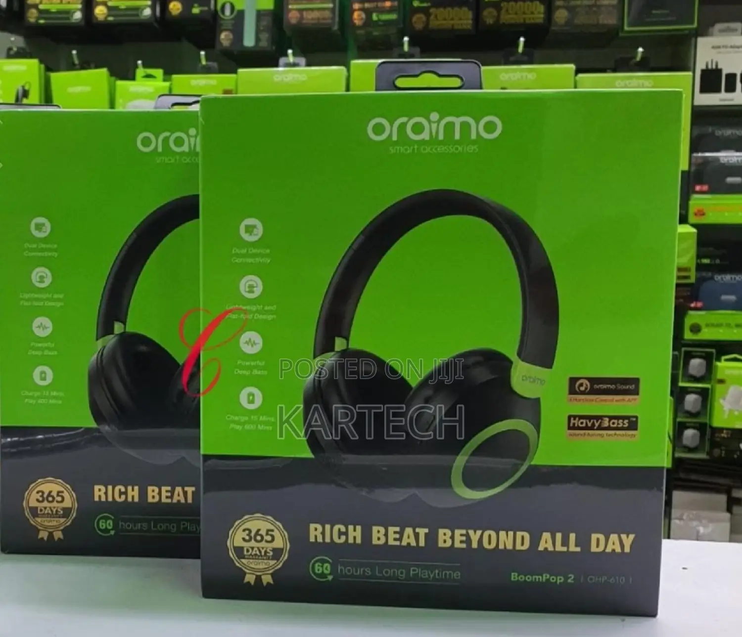 Brand New Oraimo Boompop 2 OHP-610 Wireless Headphones