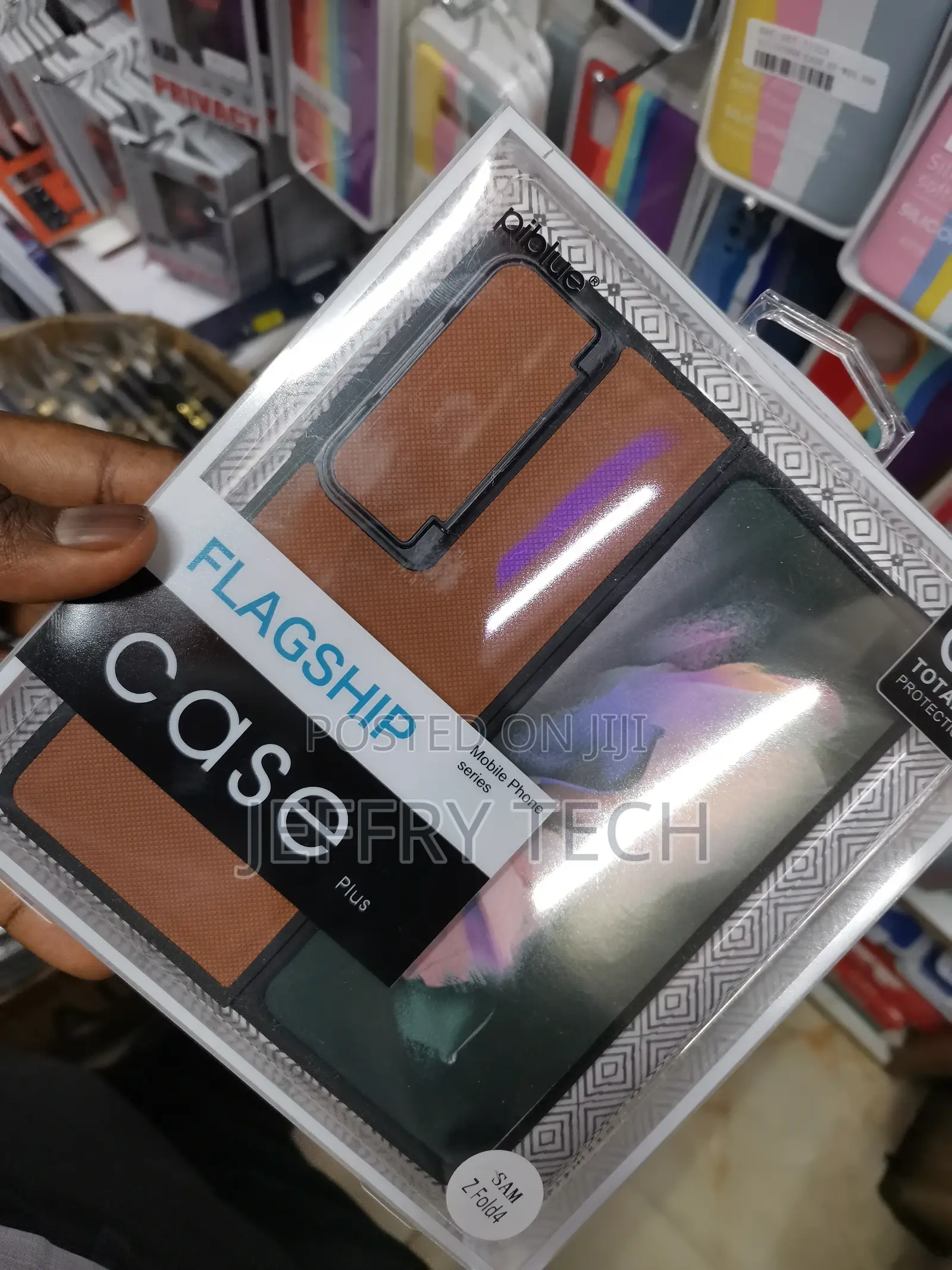 Carbon Fiber Case for Samsung Galaxy Z Fold 4 Camrea Protect
