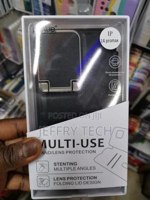 iPhone 14 Pro Max Folding Camera Lens Stand Phone Case - thumbnail 2