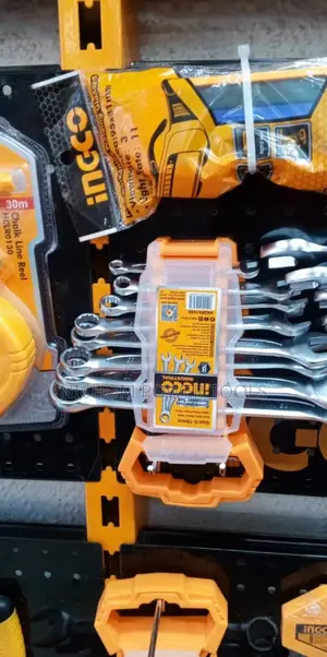 Ingco Combination Spanner Set/Size 6-19mm