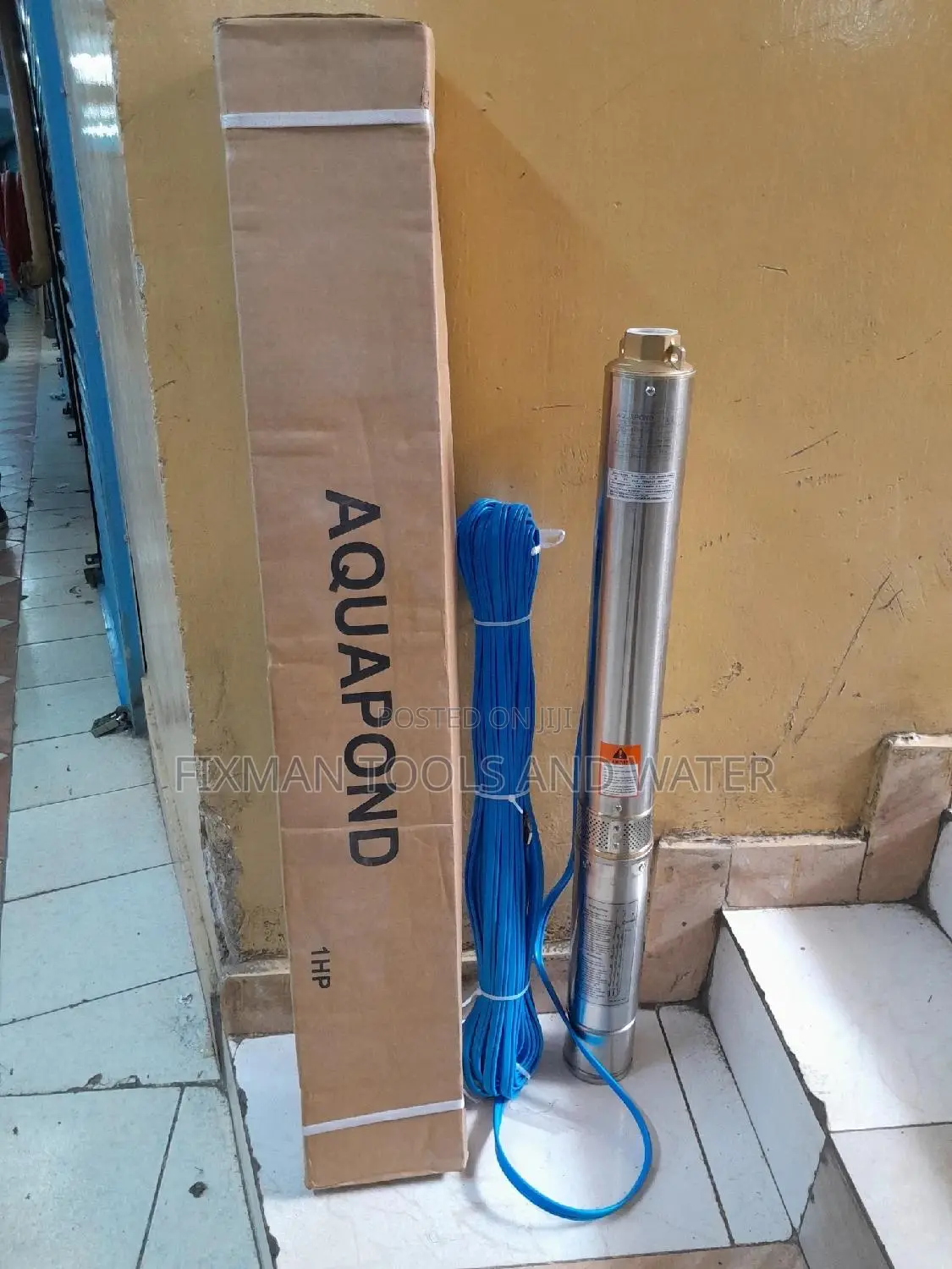 New Aquapond Italy 1hp Submersible Water Pump 105 M