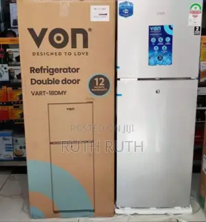 Von 138litre Fridge Double Door