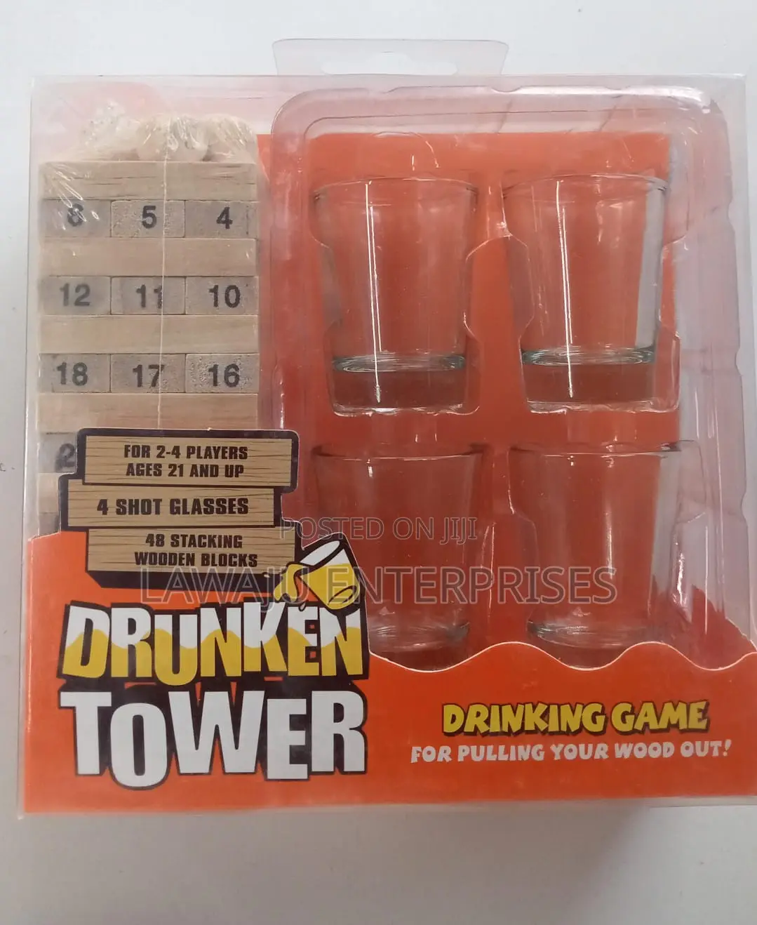 Jenga Blocks Drunken Tower Game