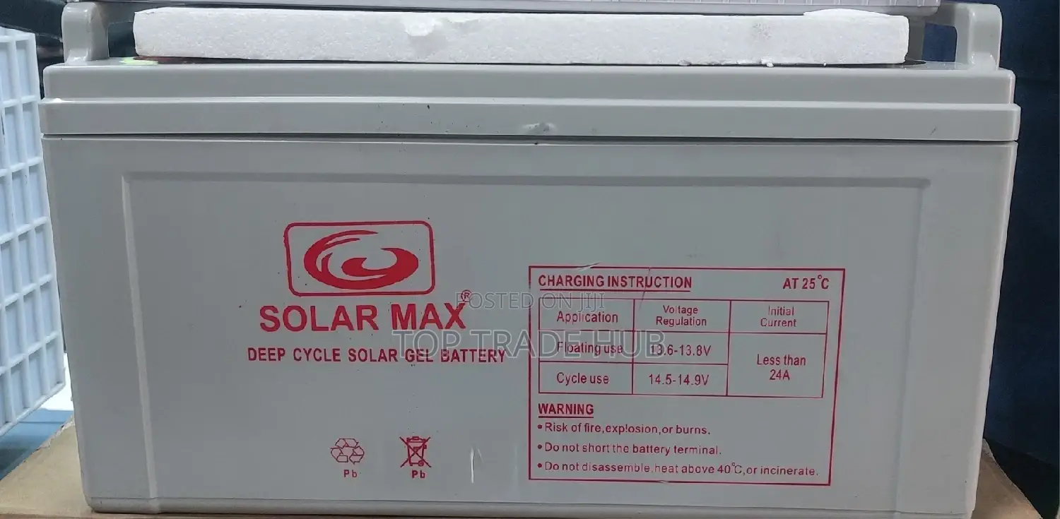 Solarmax Deep Cycle Gel Battery 150ah