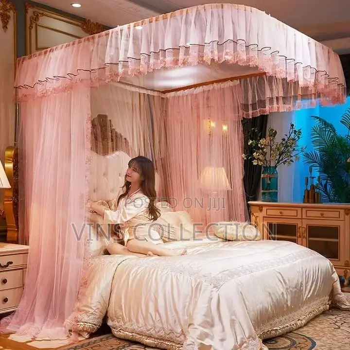 2 Stands Rail Mosquito Net