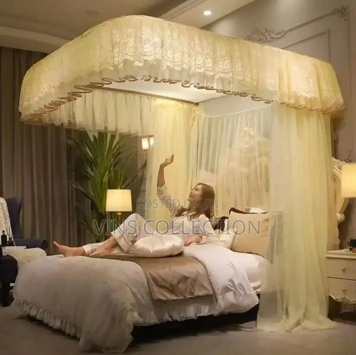 2 Stands Rail Mosquito Nets