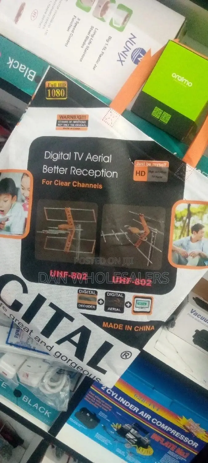 Outdoor Digital TV Aerial - Multicolor
