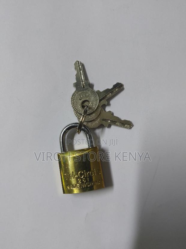 Suitcase / Desk Padlock 261 Original TRI-CIRCLE Padlock - main view