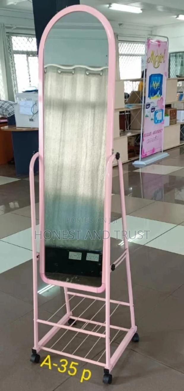 Executive Dressing Mirror With Shoerack - main view