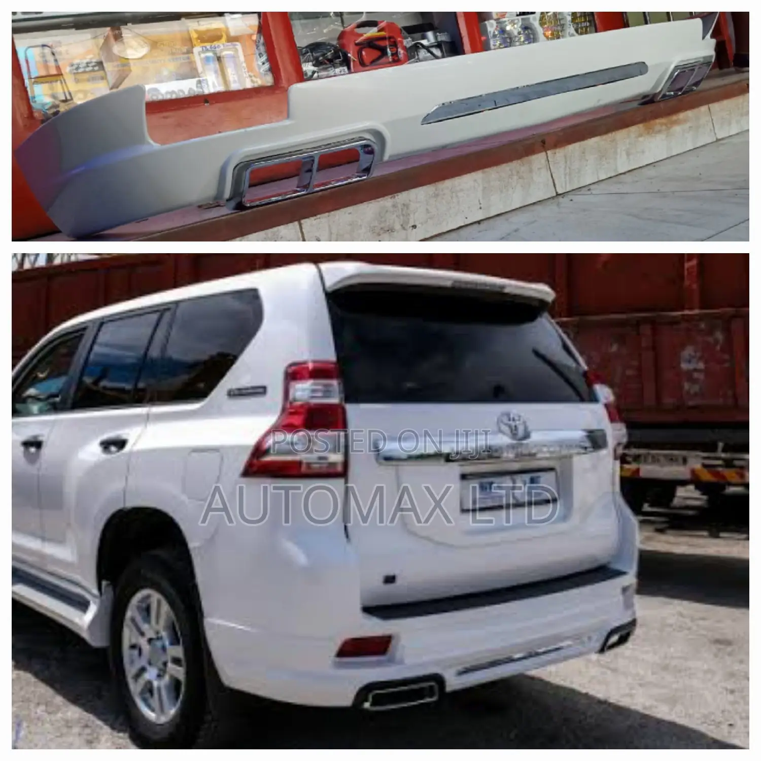 Toyota Land Cruiser Prado, J150. Rear Bumper Extension, in Nairobi ...
