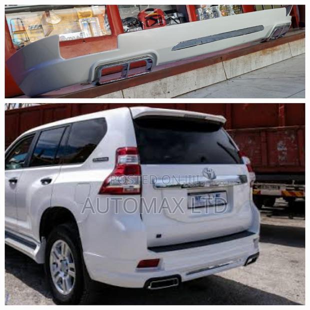 Toyota Land Cruiser Prado, J150. Rear Bumper Extension,