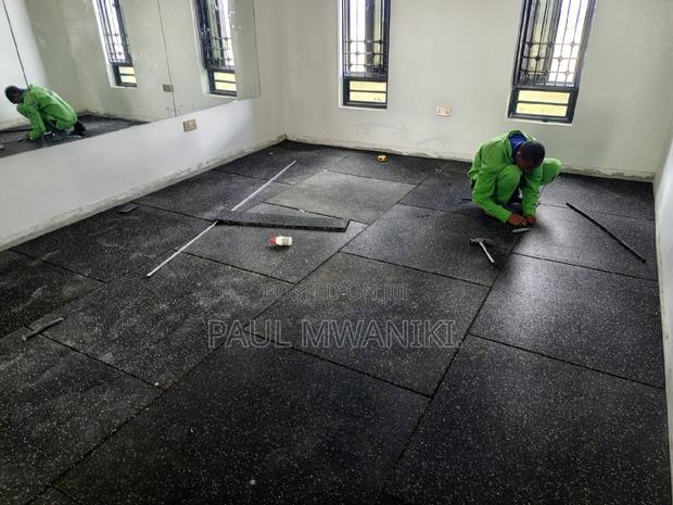 20mm Heavy-Duty Gym Rubber Flooring –Supply and Installation