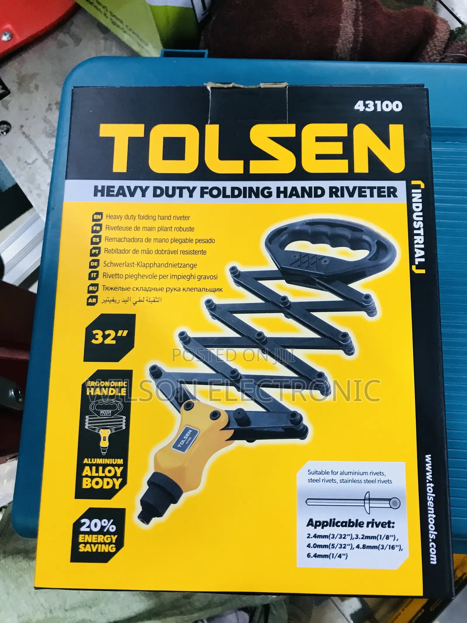 Heavy Duty Hand Riveter. Tolsen 43100