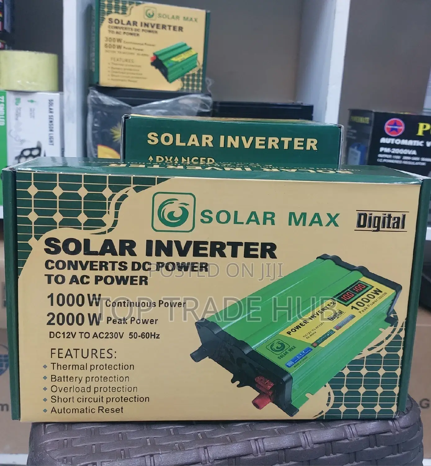 Solar Max DC to AC Power Inverter 1000w to 2000w