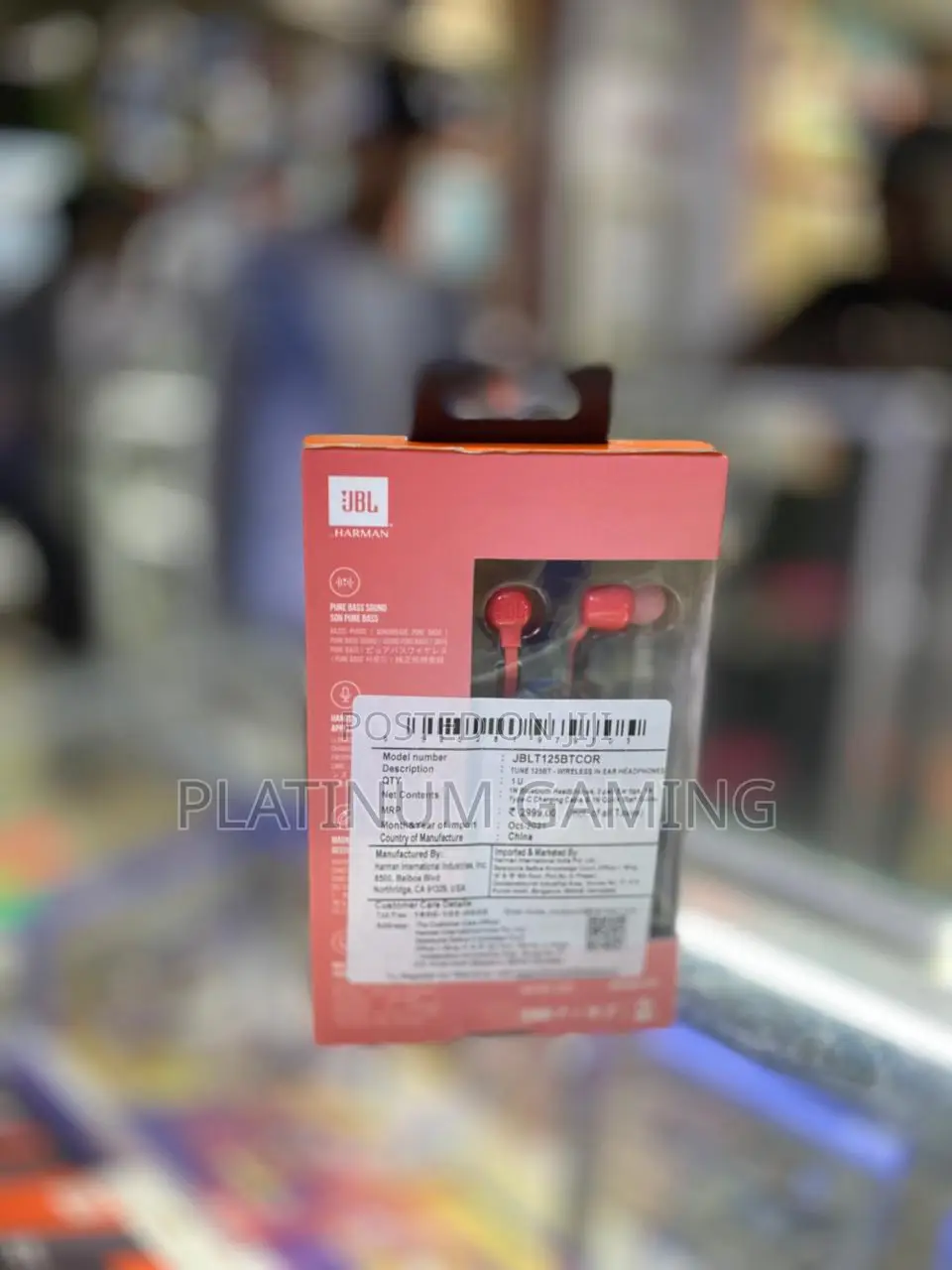 JBL Tune 125bt Pink