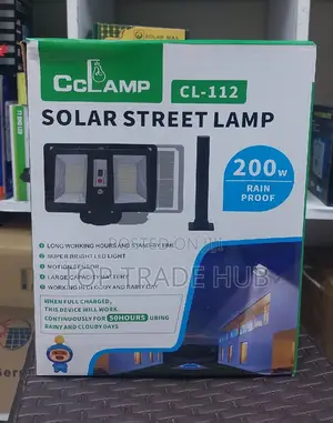 Cc Lamp Solar Street Lamp 200 Watt With Motion Sensor