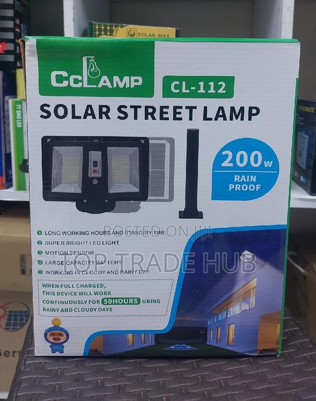 Cc Lamp Solar Street Lamp 200 Watt With Motion Sensor - thumbnail 2