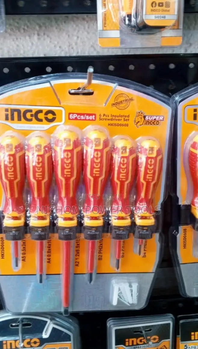 Ingco 6pcs Insulated Screwdriver Set